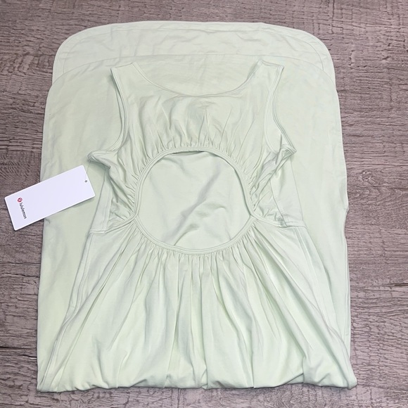 NWT Pima Cotton Open-Back Midi Dress - Picture 7 of 7